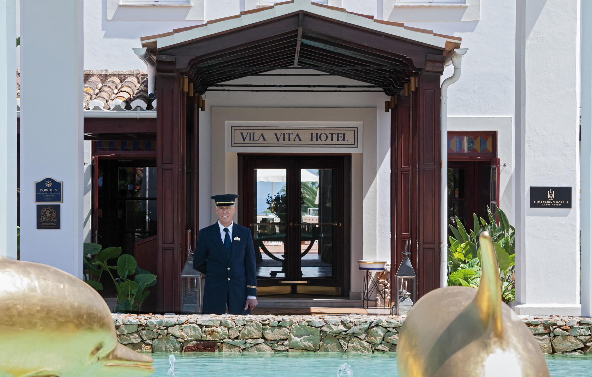 Vila Vita Parc Armação de Pêra Kültér fotó Entrance to the hotel